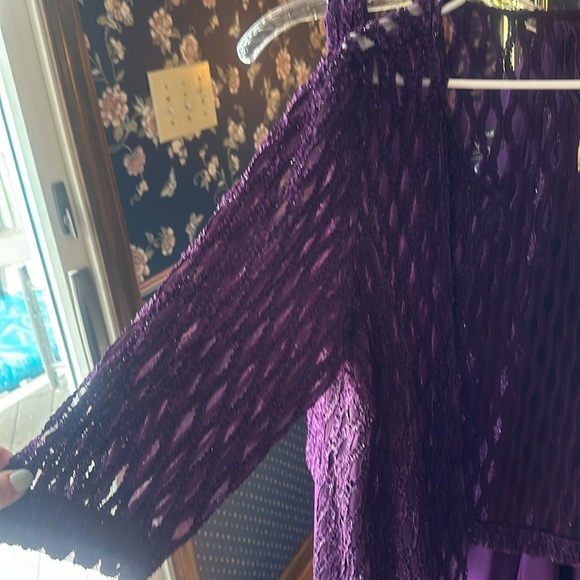 ALEX EVENINGWEAR DRESS & JACKET size 16W Mother of the Bride - Picture 7 of 9